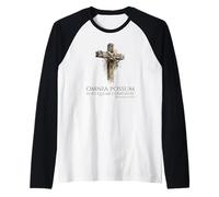 Biblia Cristiana - Clásica Iglesia Latina - Filipenses 4:13 Camiseta Manga Raglan