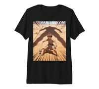 Biblia Cristiana de Anime japonés épica - David & Batalla de Goliat Camiseta Premium