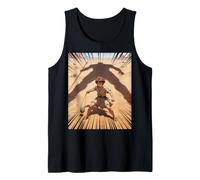 Biblia Cristiana de Anime japonés épica - David & Batalla de Goliat Camiseta sin Mangas
