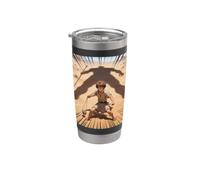 Biblia cristiana de anime japonés épica - David & Batalla de Goliat Vaso térmico de acero inoxidable de doble pared