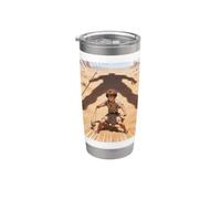 Biblia cristiana de anime japonés épica - David & Batalla de Goliat Vaso térmico de acero inoxidable de doble pared