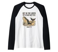 Biblia Cristiana Divertida Get In Loser We're Doing God'S Will Camiseta Manga Raglan