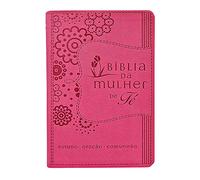 Bíblia da Mulher de Fé. Rosa