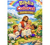 Biblia de Colorat pentru Copii Versete Biblice de Colorat - Carte Creștină de Activități pentru 3-10 ani: Biblia de Colorat - Carte Creștină pentru Copii