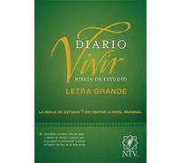 Biblia de Estudio del Diario Vivir Ntv, Letra Grande (Tapa Dura, ï½ndice, Letra Roja)