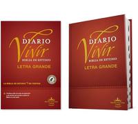 Biblia de Estudio del Diario Vivir Rvr60, Letra Grande (Letra Roja, Tapa Dura, ï½ndice): Biblia De Estudio Del Diario Vivir RVR60 / Journal Study Bible RVR60