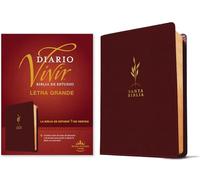 Biblia de Estudio del Diario Vivir Rvr60, Letra Grande (Sentipiel, Vino Tinto, Letra Roja): Reina-Valera 1960, diario vivir biblia de estudio, ... biograficos, cronologies, concordancia,
