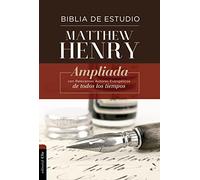 Biblia De Estudio Matthew Henry, tapa dura Sin Índice (FONDO)