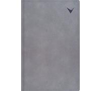 Biblia de Estudio: Nueva Biblia de Las Américas, Gris, Leathersoft, Interior a Dos Colores