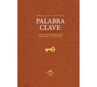 Biblia RVR 1960 de Estudio Palabra Clave Tapa Dura Marrón