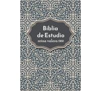 Biblia de Estudio Reina Valera 1960: Con Reflexiones Semanales y Letra Super Grande