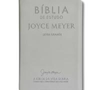Bíblia De Estudo Joyce Meyer - Letra Grande Cinza