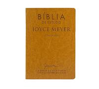 biblia de estudo joyce meyer nvi letra grande luxo mostarda