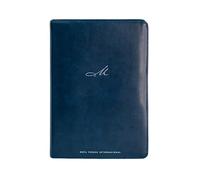 BÍBLIA DE ESTUDO MACARTHUR, NVI, COURO SOFT, AZUL, LEITURA PERFEITA