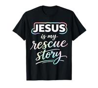 Biblia de fe Cristiana Jesús es mi Historia de Rescate Camiseta