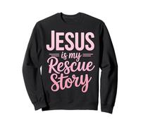 Biblia de fe Cristiana Jesús es mi Historia de Rescate Sudadera