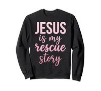 Biblia de fe Cristiana Jesús es mi Historia de Rescate Sudadera
