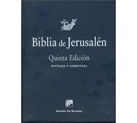 Biblia De Jerusalen (5ª Ed:): Manual Modelo 0. Tapa Flexible Plas Tico