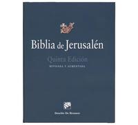 Biblia De Jerusalen (5ª Ed.): Manual Modelo 1. Tapa Dura Sobrecub Iert