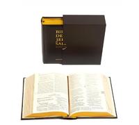 Biblia de Jerusalén. Edición de bolsillo. Modelo 2. Tapa dura, cantos dorados, caja y cinta de lectura.