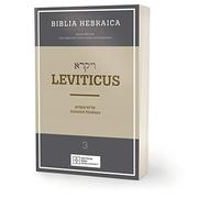 Biblia Hebraica Quinta (BHQ): 3. Leviticus (Ediciones científicas de la Deutsche Bibelgesellschaft)
