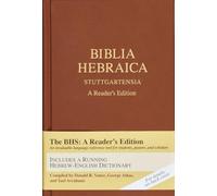 Biblia Hebraica Stuttgartensia: A Reader's Edition