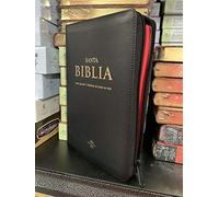 Biblia manual. Letra grande. Imitación piel. Negro. Cremallera. Índice - RVR60