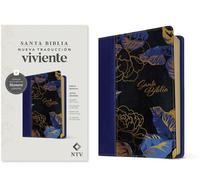 Biblia Manual NTV, Letra Grande Con Filament: Nueva Traducción Viviente, Manual, Azul Oscuro, Letra Roja, Sentipie Letra Grande Con Filament, With Ribbon Marker