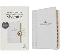Biblia Manual NTV, Letra Grande Con Filament: Nueva Traducción Viviente, Manual, Blanco, Letra Roja, Letra Grande Con Filament, Sentipiel, Índice, With Thumb Index and Ribbon Marker