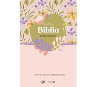 Biblia Nvi, Letra Grande, Tapa Rústica, Flores: Modelo 4
