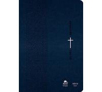 BÍBLIA NVI PORTUGUÊS INGLÊS CAPA AZUL