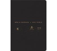 Bíblia Nvi Português Inglés Capa Pu Preta