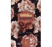BIBLIA PEONIAS ROSADAS ACF LETRA GRANDE