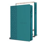 Biblia Reina Valera 1960 letra grande. Símil piel aguamarina, cremallera, tamaño manual/Spanish Bible RVR 1960. Handy Size, Large Print, Leathersoft ... simil piel con cremallera, Tamaño Manual