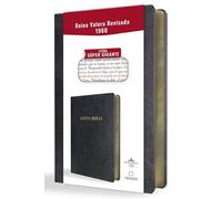 Biblia Reina Valera Revisada 1960 letra súper gigante, símil piel negro / Spanish Bible RVR 1960 Super Giant Print, Black Leathersoft: Biblia ... De Cristo En Rojo, Concordancia Amplia