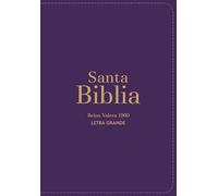 Biblia Rvr 1960 Compacta Letra Grande 11 Puntos Símil Piel Morado (Bible Rvr 1960 Compact Large Print 11 Point Font Size Leatherlike Purple)