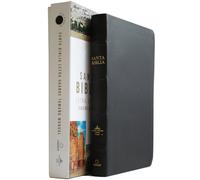 Biblia RVR 1960 letra grande tamaño manual, Piel Premier negro / Spanish Bible RVR 1960 Handy Size Large Print Bonded Leather Black: Biblia RVR 1960, ... Black, Handy Size, Words of Christ in Red