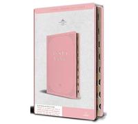 Biblia RVR 1960 letra grande tamaño manual, Piel rosada con índice / Spanish Bible RVR 1960 Handy Size Large Print Leathersoft pink with index