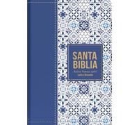 Biblia RVR 1960 Letra Grande Tamaño Manual Símil Piel Azul Claro(Bible RVR 1960 Large Print Handsize LeatherLike Tiles Light Blue (Spanish Edition)