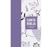 Biblia RVR 1960 Letra Grande Tamaño Manual Símil Piel Lila (Bible RVR 1960 Large Print Handsize LeatherLike Lilac (Spanish Edition)