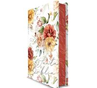 Biblia RVR 1960 letra grande tamaño manual, tapa dura flores / Spanish Bible RVR 1960 Handy Size Large Print Hardcover with flowers