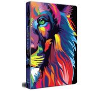 Biblia RVR 1960 letra grande, tamaño manual, tapa dura León de Juda arcoíris / S panish Bible RVR 1960 Handy Size Large Print Hardcover Rainbow Lion of Judah