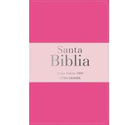 Biblia RVR 1960 Letra Grande Tamaño Manual Tricolor Rosa Oscuro Rosa Claro con Cierre e Índice (Bible RVR 1960 Large Print Handsize ... Pink Indexed with Zipper (Spanish Edition)
