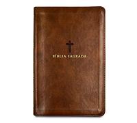 Biblia Sagrada Acf Couro Soft Marrom Letra Grande Leitura Perfeita (Em Portugues do Brasil)