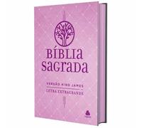 Bíblia Sagrada King James - Letra Extra Grande - Rosa: Arvore da Vida