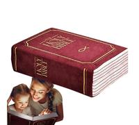 Biblia Santa Bíblica, Almohada sagrada de la Biblia, Juguetes de Peluche rellenos, almohadas Flash de la Biblia, Cojín de Silla de Sensación agradable, 33 cm Libro de Peluche para Les, FI
