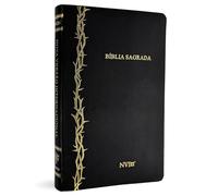 Bíblia Slim Nvi Capa Luxo Preta