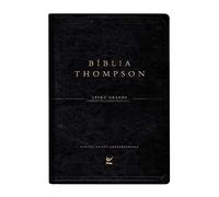 Bíblia Thompson Aec Letra Grande - Capa Luxo Preta (Em Portuguese do Brasil)