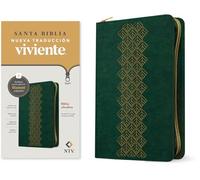Biblia Ultrafina Ntv de Ziper, Con Filament (Sentipiel, Verde Esmeralda, Letra Roja): Nueva traduccion viviente, verde esmeralda, sentipiel, de ... Bible, Filament-Enabled Edition, Red Letter