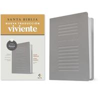 Biblia Valor Premium NTV, Letra Grande Con Filament: Nueva Traduccion Viviente Biblia Valor, Con Filament, Sentipiel, Gris/ Ntv Value Bible, Filament Enabled, Leatherlike, Grey